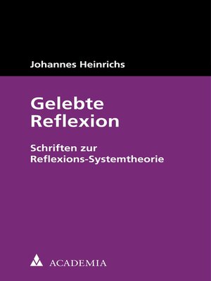cover image of Gelebte Reflexion